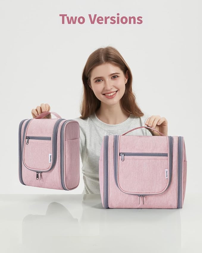 Narwey Small Hanging Toiletry Bag Women Travel Makeup Bag Organizer Toiletries - Image 8
