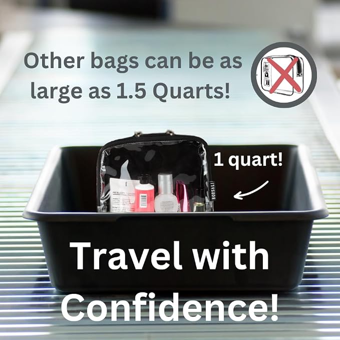 BORSALI TSA Quart Size Bag Approved - Image 2