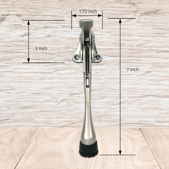 Door Stopper, One-Touch semi-Automatic Metal Door Stopper, - Image 6