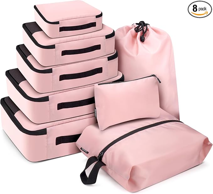 8 PCS Compression Packing Cubes by SDGFUI