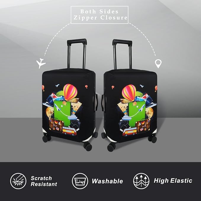 Explore Land Luggage Cover Suitcase Protector Fits 23-26 Inch Case - Image 2