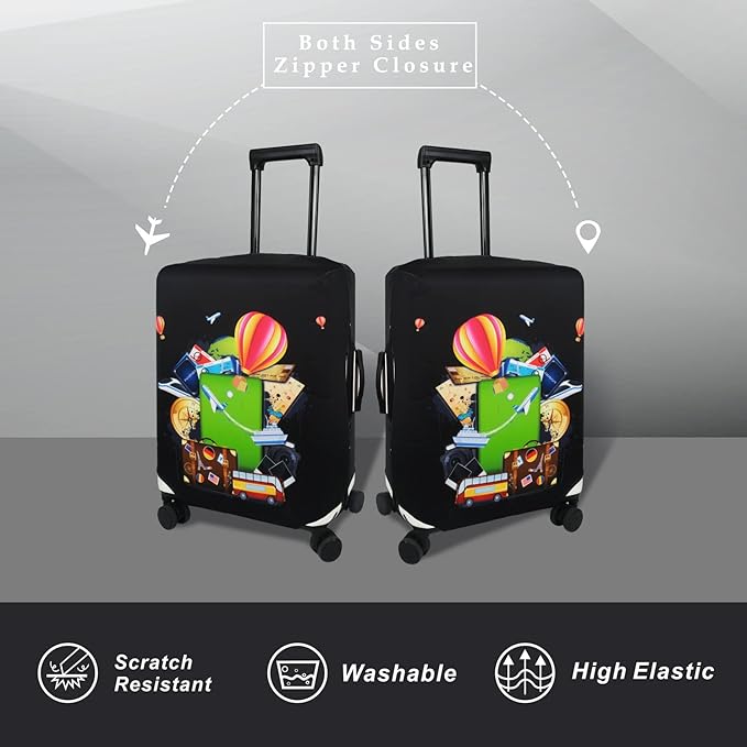 Explore Land Luggage Cover Suitcase Protector Fits 27-30 Inch Case - Image 2