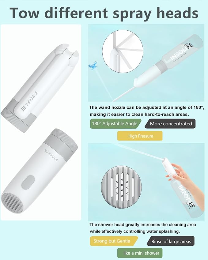 Portable Bidet | High Pressure Travel Bidet | Rechargeable Electric Portable - Image 2