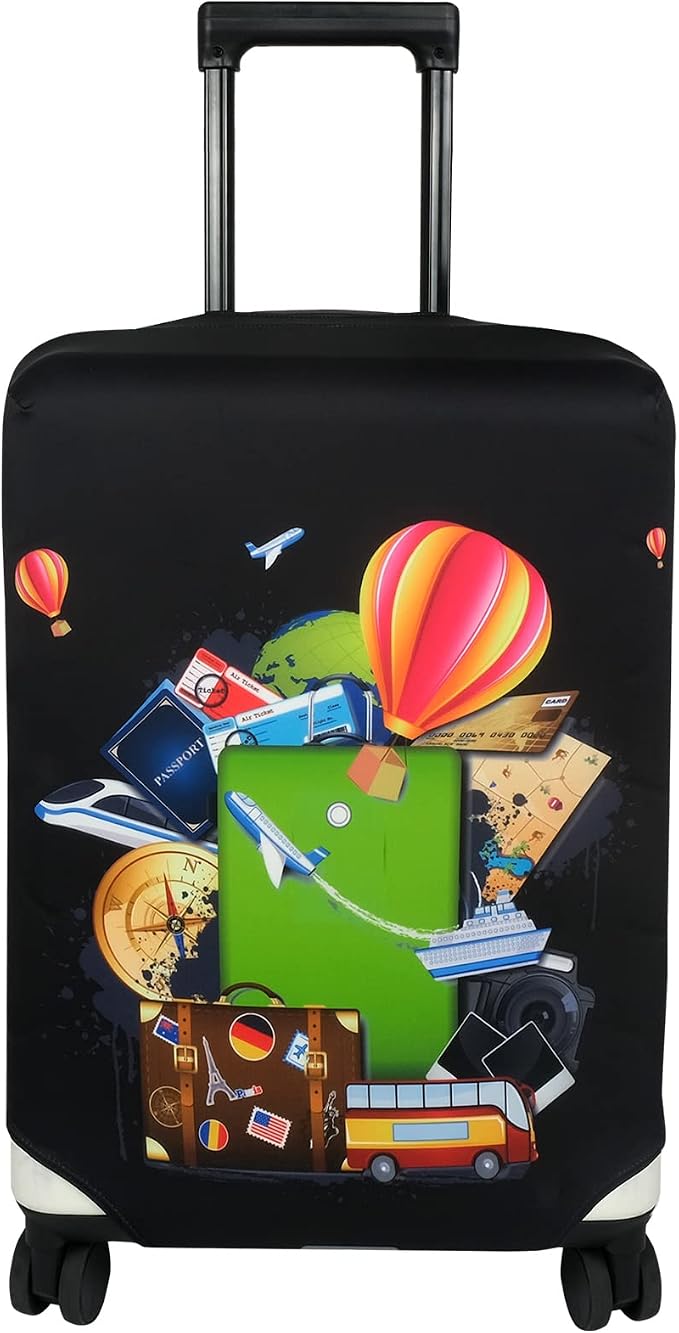 Explore Land Luggage Cover Suitcase Protector Fits 18-22 Inch Case by ExploreLand