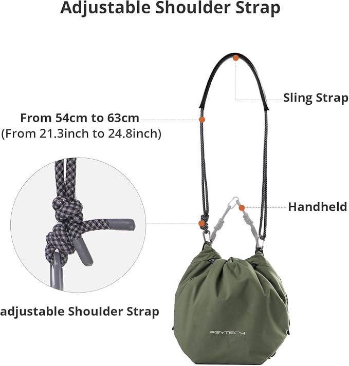 PGYTECH OneGo Drawstring Small Camera Bag, Soft Cute Camera Pouch Handbag - Image 6