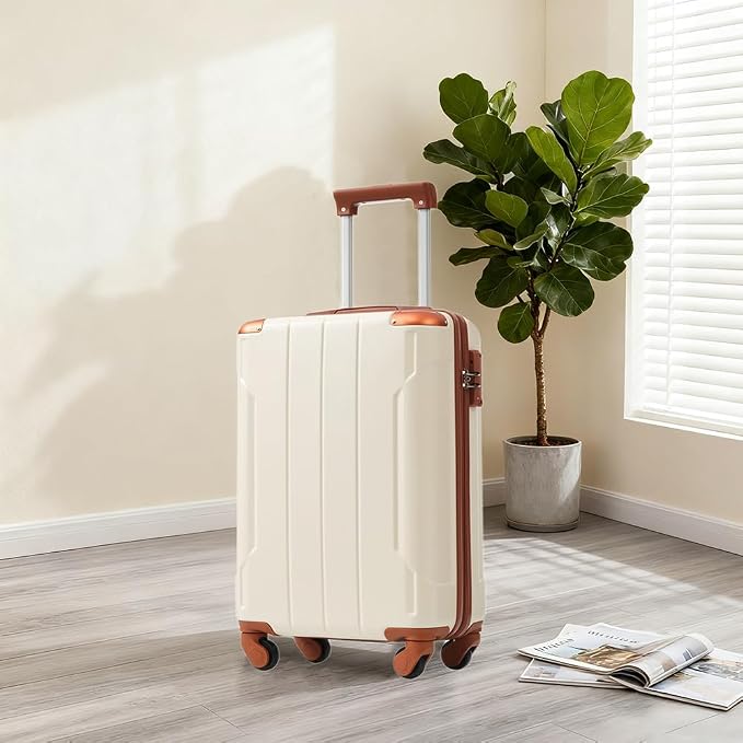 Merax Suitcases With Wheels Hardside Luggage Sets 3 Piece, Expandable And - Image 2