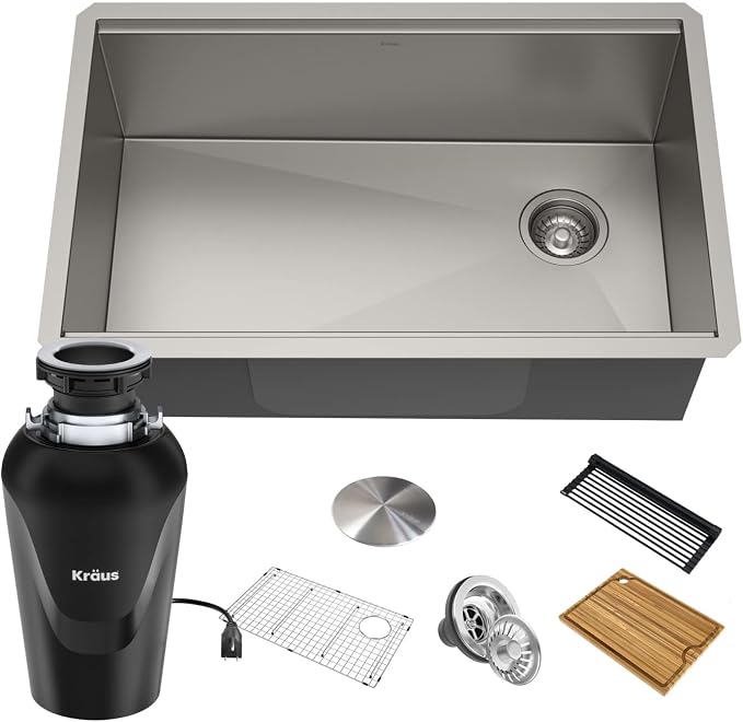 KRAUS Kore Workstation 30-inch Undermount 16 Gauge Stainless Kitchen Sink by KRAUS
