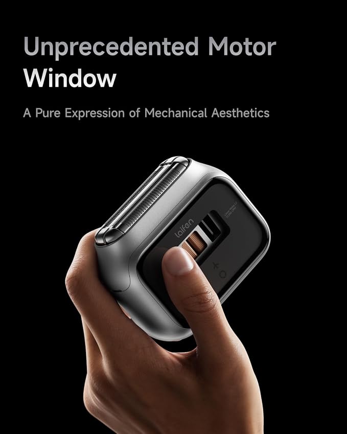 Laifen P3 Pro 3-Blade Electric Shaver, Dual Linear High-Speed Motors 12 - Image 5