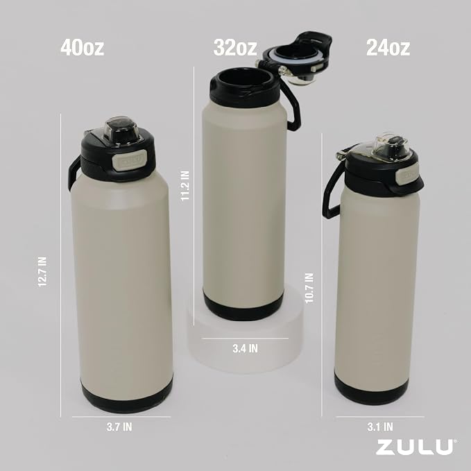 ZULU Powerfill Pro 32oz Stainless Steel Water Bottle - Image 7