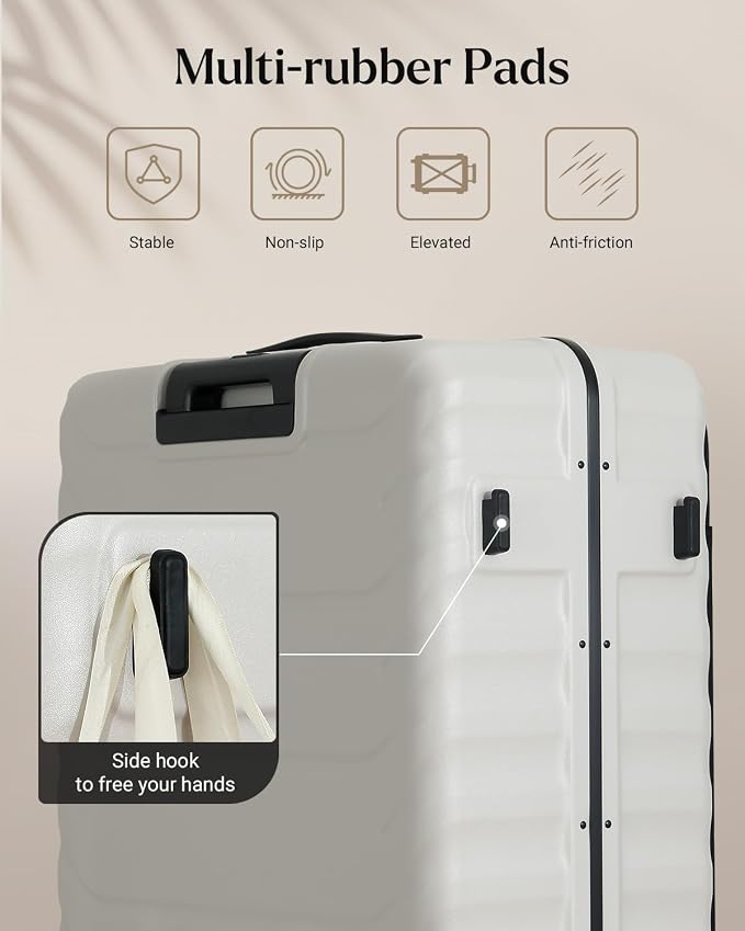 Luggage Sets 2 Pieces, 20/28 Inch PC Hardshell Suitcase - Image 6