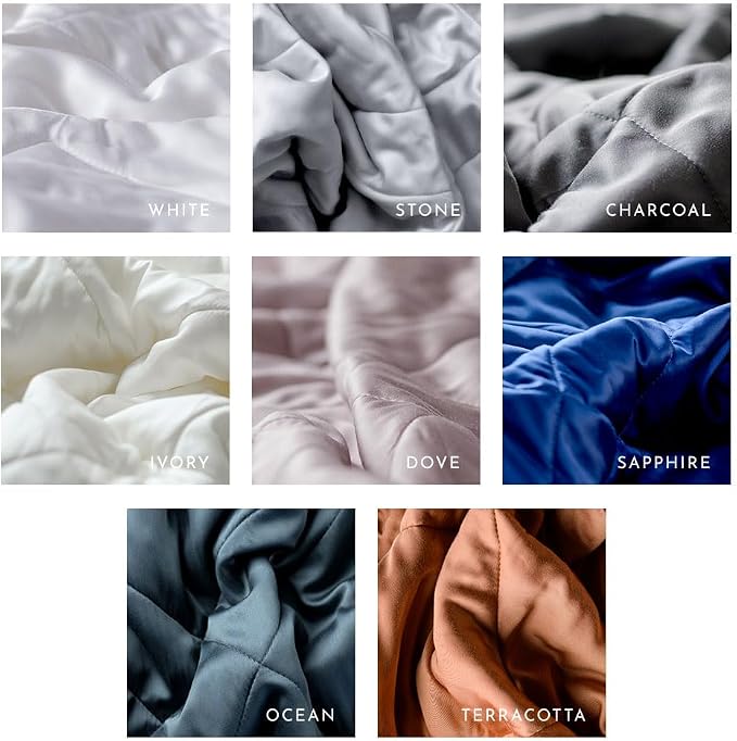 LUXOME Lightweight Blanket | 100% Rayon from Bamboo Fabric & Fill | King/Cal - Image 6