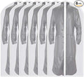 Garment Bag Covers 24''X54'' Lightweight White PEVA Breathable Bags by UOUEHRA