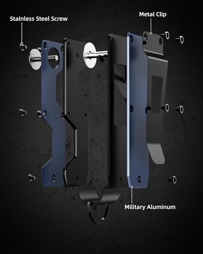 Key Organizer Compact Key Holder Metal Key Chain Minimalist key case key holder - Image 2