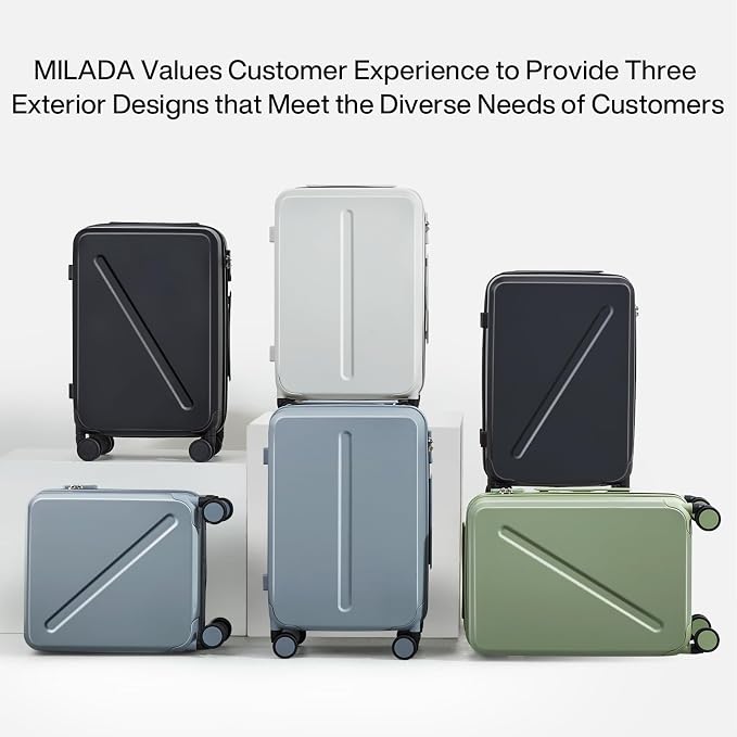 MILADA Underseat Carry On Luggage - Image 9