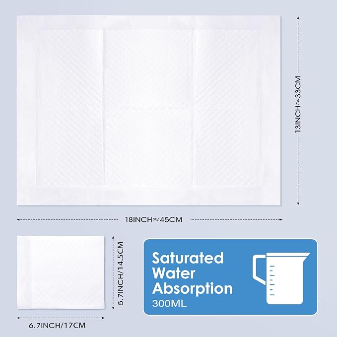 Disposable Changing Pads for Baby, 150 Pack Disposable Changing Pad Liners - Image 6
