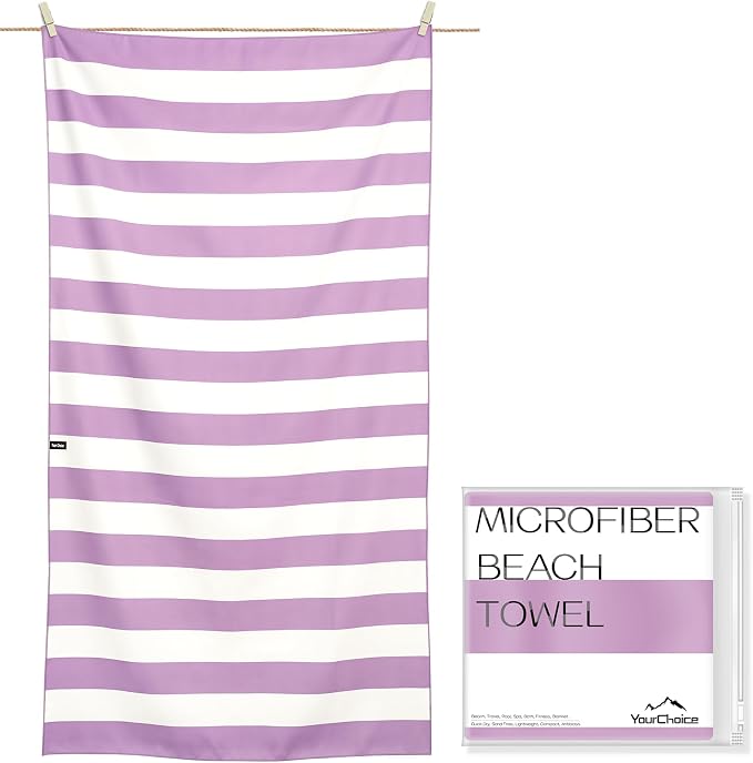 Your Choice Microfiber Quick Dry Sand-Free Beach Towel by YourChoice