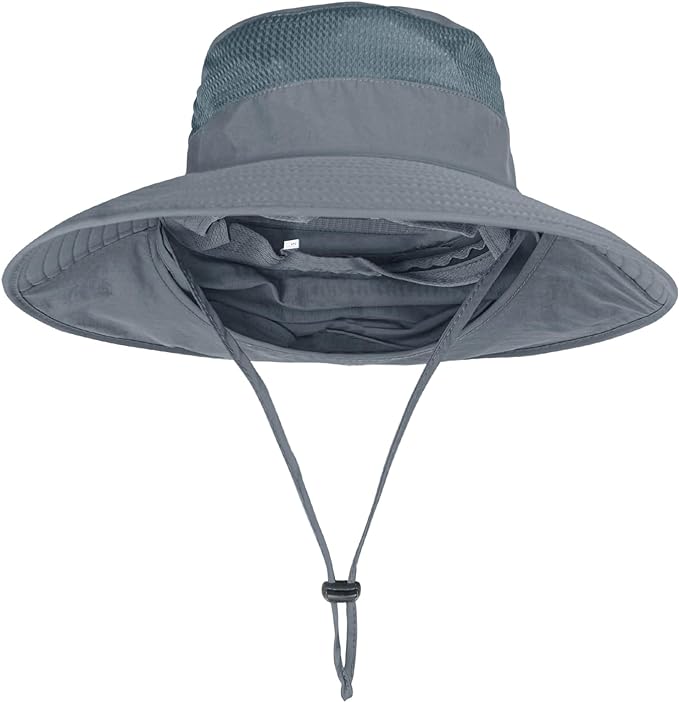 Sun Hats for Men Women Fishing Hat UPF 50+ Breathable Wide Brim Bucket Hats - Image 3