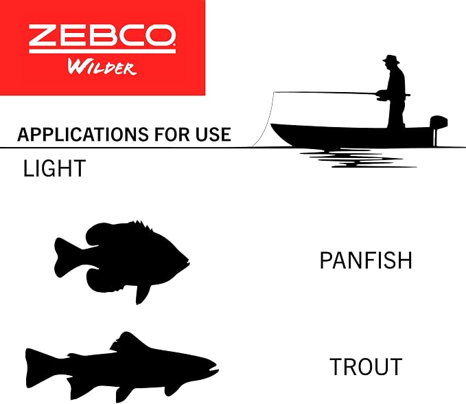 Zebco Wilder Fishing Reel and Rod Combo, Patented No-Tangle Reel, Pre-Spooled - Image 9