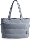 BAGSMART Tote Bag for Women, Lightweight Puffy Tote Bag by BAGSMART