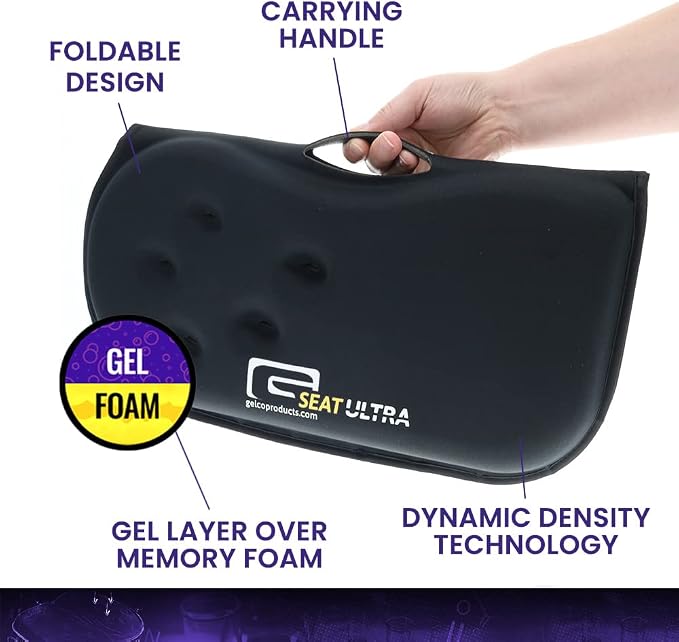 GSeat Ultra Orthopedic Gel and Foam Seat Cushion – - Image 6