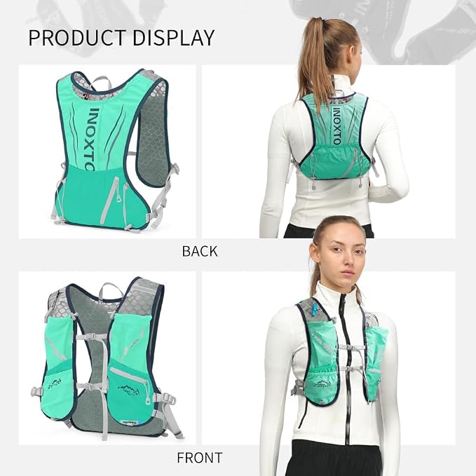 Running Hydration Vest for Men Women Water Backpack for Running 3L Running - Image 6