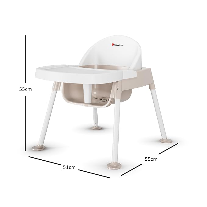 Foundations Secure Sitter 9" Feeding Chair, Stable “No Tip” Feet, 3-Point - Image 3