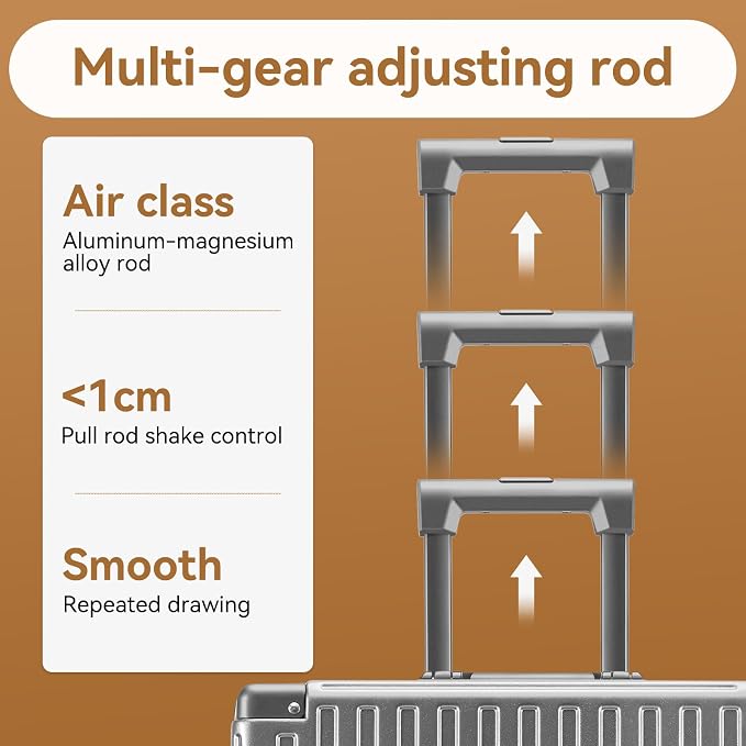ROAMING Zipperless Luggage 22 Inch - Image 6