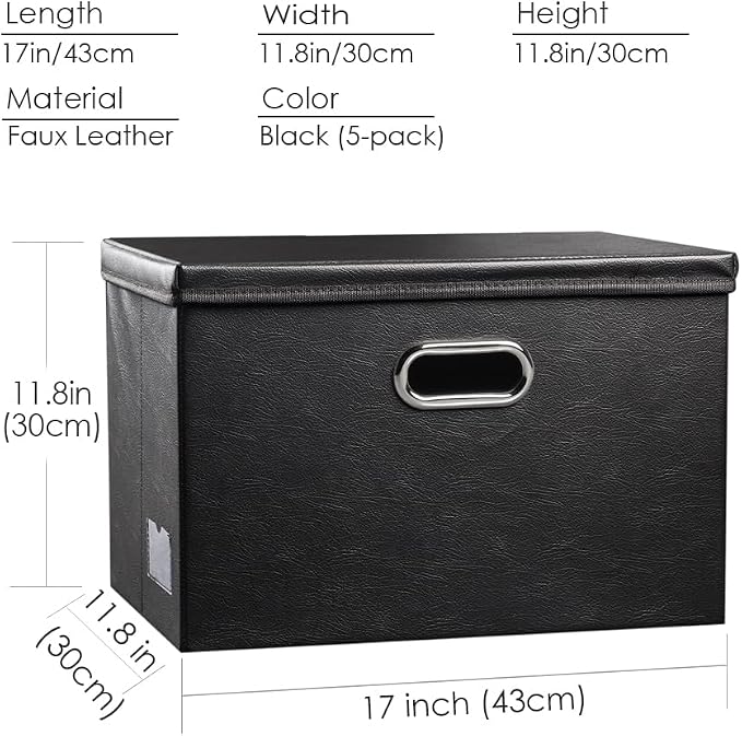 PRANDOM Large Stackable Storage Boxes - Image 5