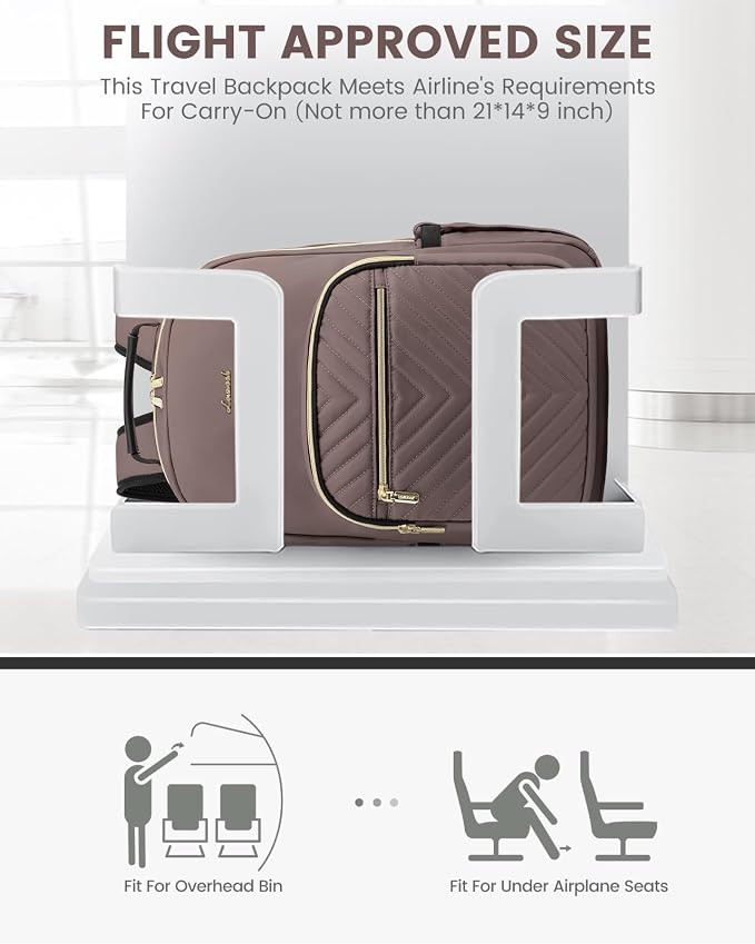 LOVEVOOK Laptop Backpack Purse for Women, Large Capacity Travel Business - Image 9