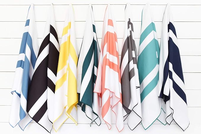 Emerald Microfiber Beach Towel by Laguna Beach Textile Co - Image 7