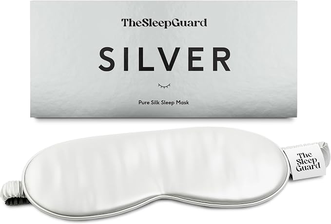 Pure Silk Sleep Mask Light Blocking Travel Essentials. Eye Masks by TheSleepGuard
