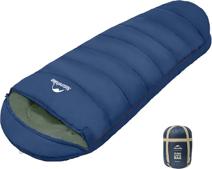 Naturehike Sleeping Bags for Adults, 23/39℉ Mummy Backpacking Sleeping Bag by Naturehike