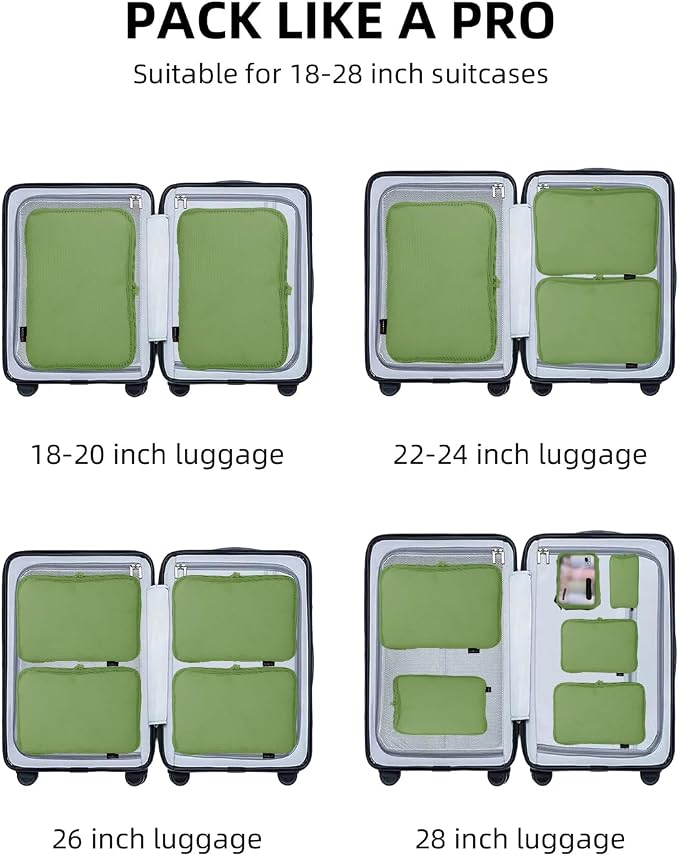 6 Set Compression Packing Cubes - Image 8