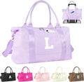 Daughter Niece Gifts for Teen Girl Kids, Initial Travel Duffel Bag Sports Gym by izuzta