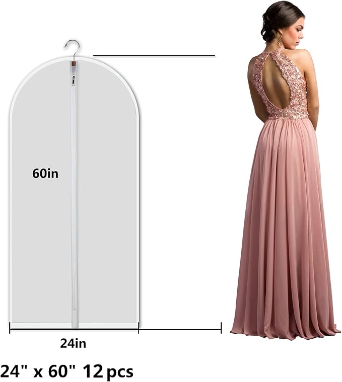 Clear Garment Bags Clothes Covers Protecting Dusts - Image 2