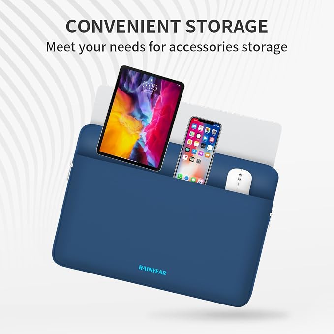 RAINYEAR Laptop Sleeve Case 15.6 Inch, Protective Portable Case - Image 4