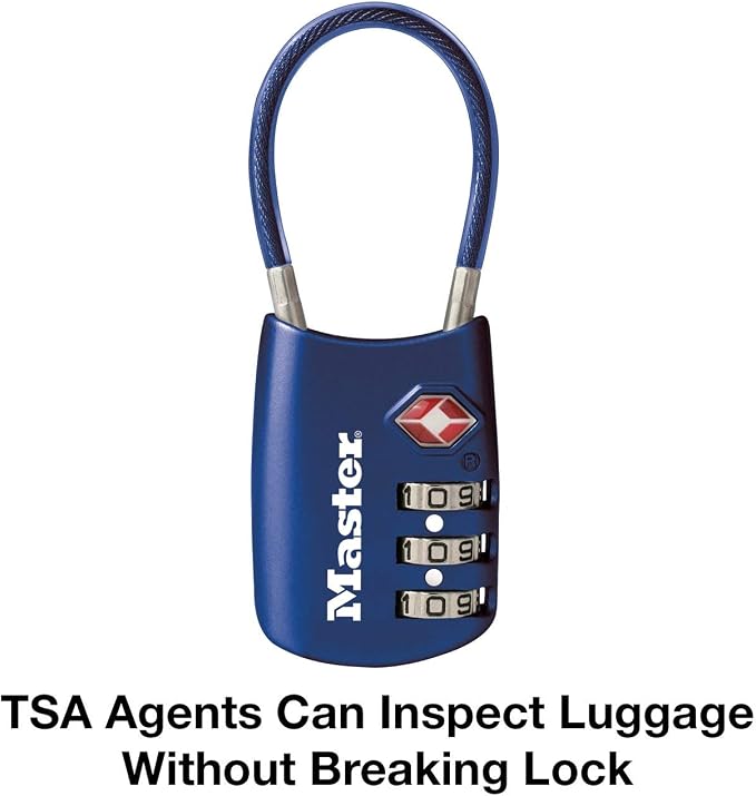 Master Lock TSA Set Your Own Combination Luggage Lock, TSA Approved Lock - Image 3
