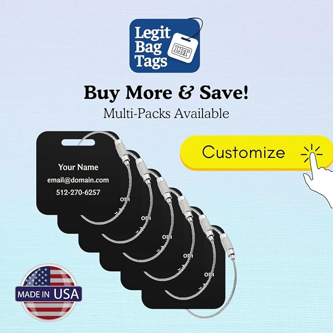 Custom Luggage Tags - Image 3