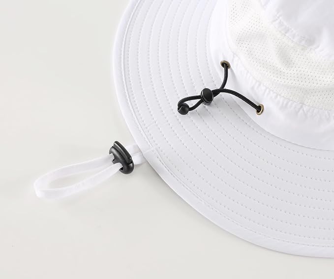 Home Prefer UPF50+ Mens Sun Hat Wide Brim Womens UV Protection Beach Bucket Hat - Image 8