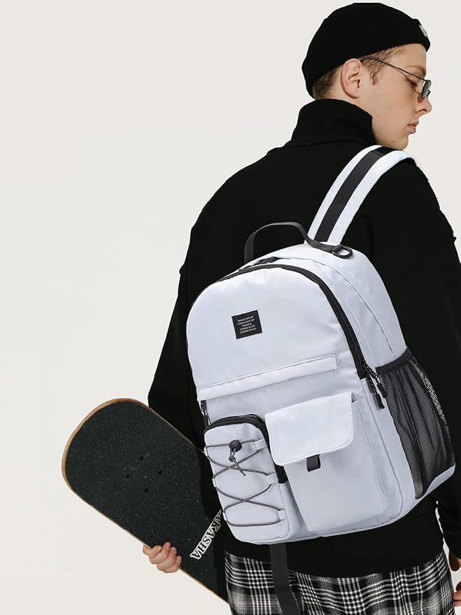 Lohol Casual Backpack for Teen Boys Girls, Water Resistant Daypack - Image 3