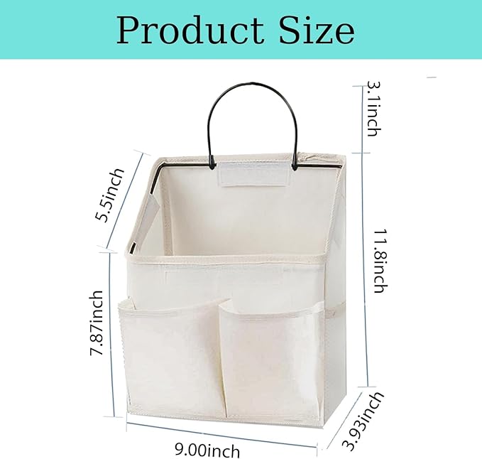 4pcs Wall Hanging Storage Bag, Wall Hanging Organizer bags - Image 2