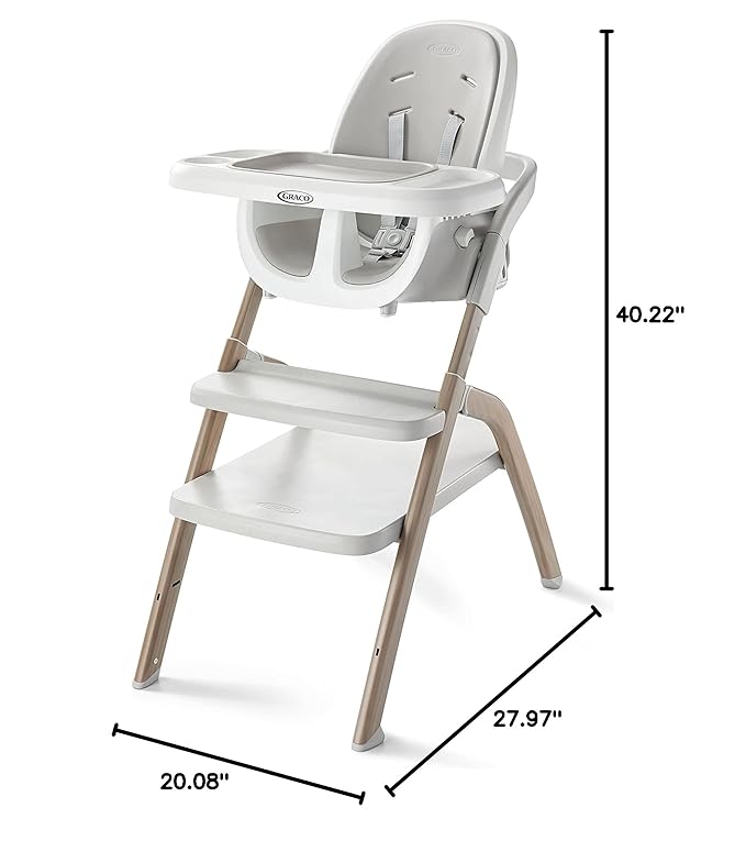 Graco EveryStep 6 in 1 High Chair, Babies and Toddlers Portable Slim High Chair - Image 8