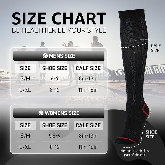 Kickticks 4 Pairs Compression Socks - Image 6