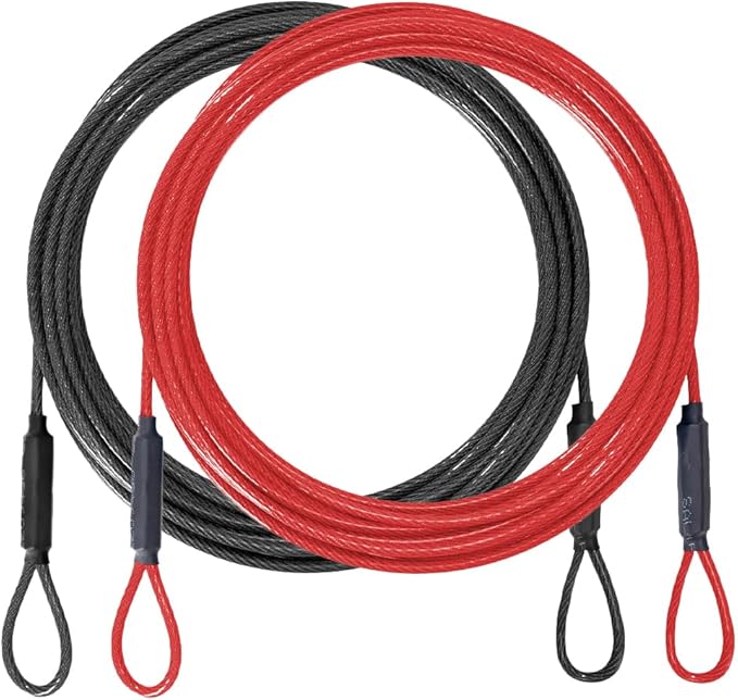 3.3mm Outdoor Travel Stainless Steel Security Cable-4ft Luggage Lock Safety by MiMetty