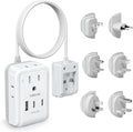 VINTAR Universal Travel Adapter Kit, 3ft Detachable Extension Cord by VINTAR