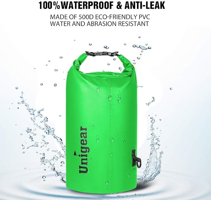 Unigear Dry Bag Waterproof, 2L/5L/10L/20L/30L/40L Floating and Lightweight Bags - Image 4