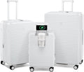 Hard Shell Suitcases Expandable Travel Luggage Sets 3 Piece, Carry on and Check by HanTrip