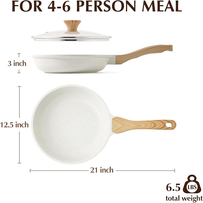 SENSARTE Nonstick Ceramic Frying Pan Skillet - Image 8