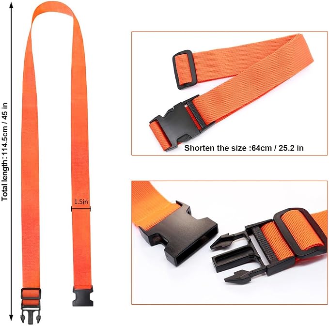 2Pack Luggage Straps Add Bag Luggages Straps to Connect Two Suitcases, - Image 3