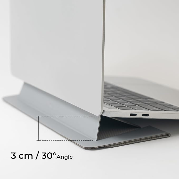 SenseAGE Laptop Stand for Desk, Ergonomic Notebook Stand, Foldable & Portable - Image 3